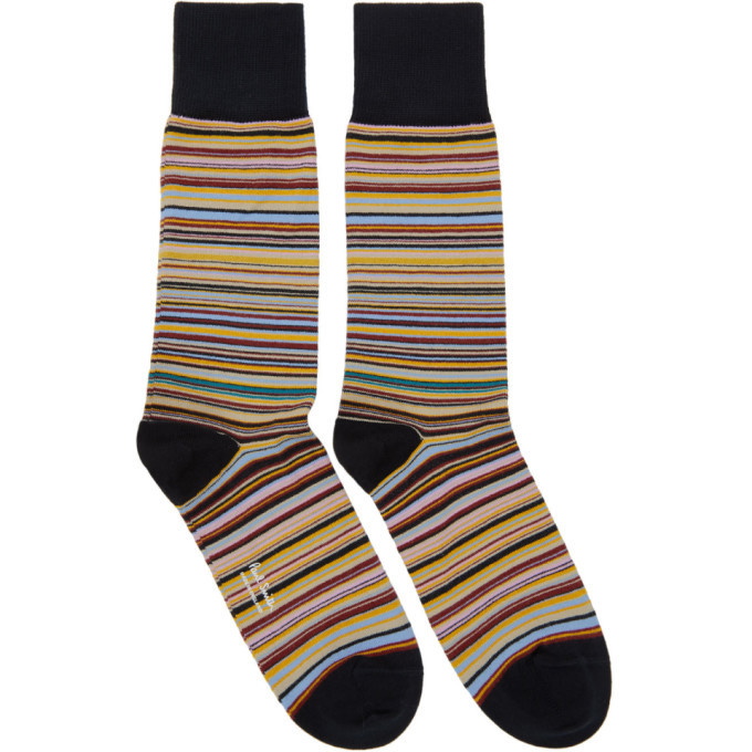 Photo: Paul Smith Multicolor Multi Stripe Socks