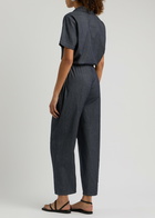 Eileen Fisher Chambray Jumpsuit Denim