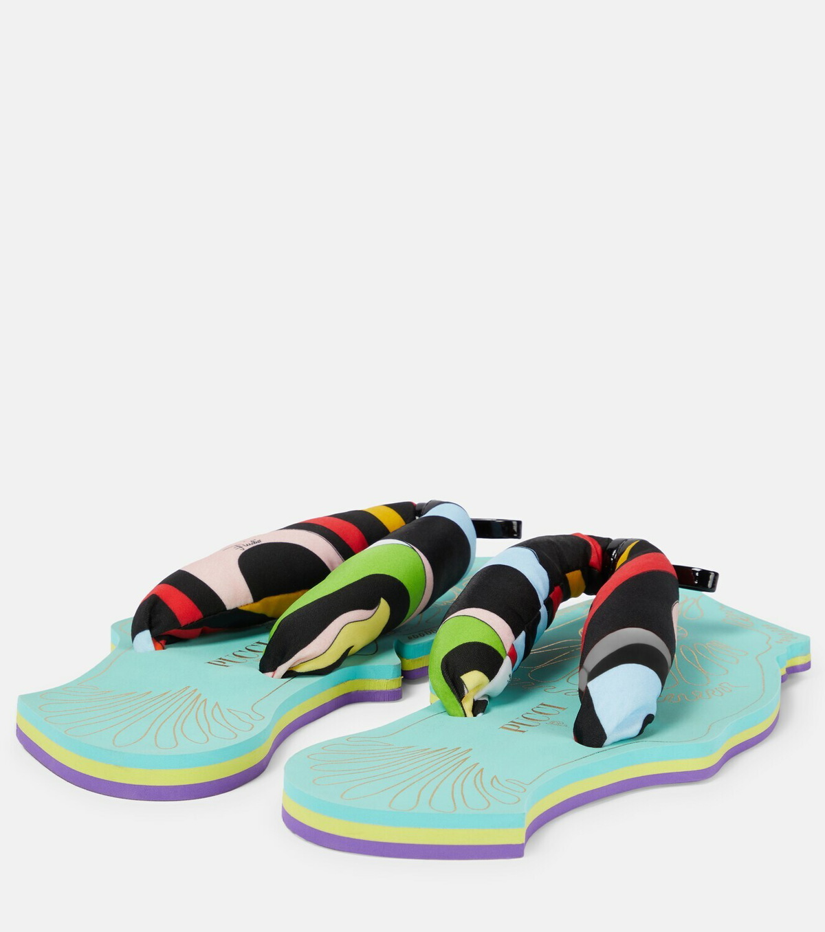 EMILIO PUCCI 幾何学模様 サンダル EMILIO PUCCI 幾何学模様 サンダル