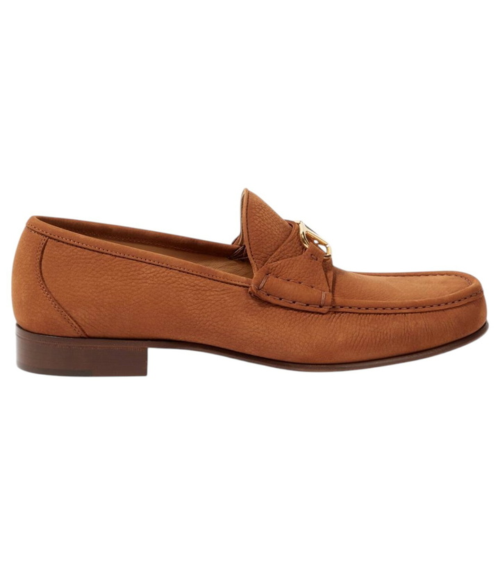Photo: Valentino Garavani VLogo leather loafers