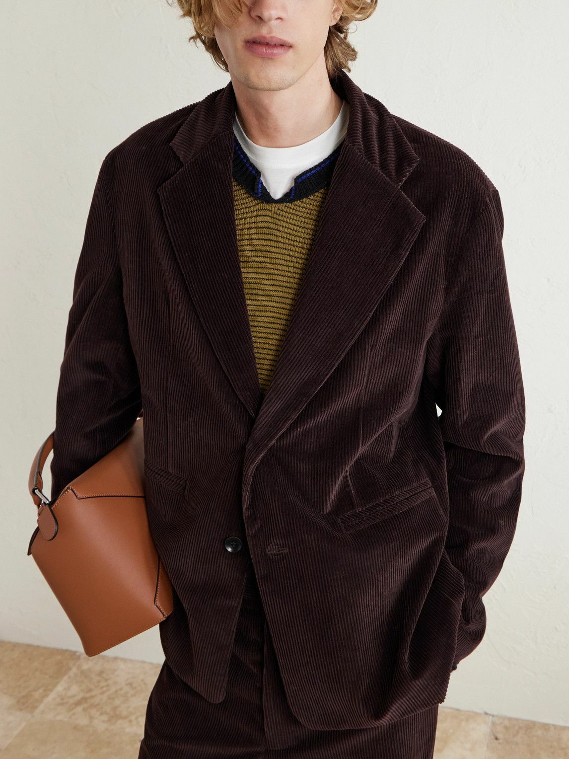 The Elder Statesman - Cotton-Corduroy Blazer - Brown