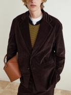 The Elder Statesman - Cotton-Corduroy Blazer - Brown