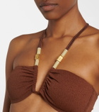 ViX Paula Hermanny Harper Carol beaded bikini top