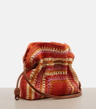 Loewe Paula's Ibiza Flamenco Medium raffia clutch