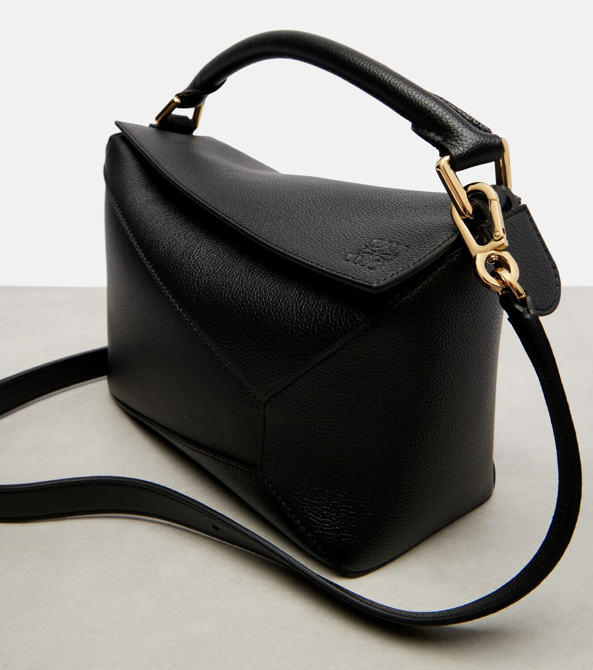 Loewe Puzzle Edge Small leather top-handle bag