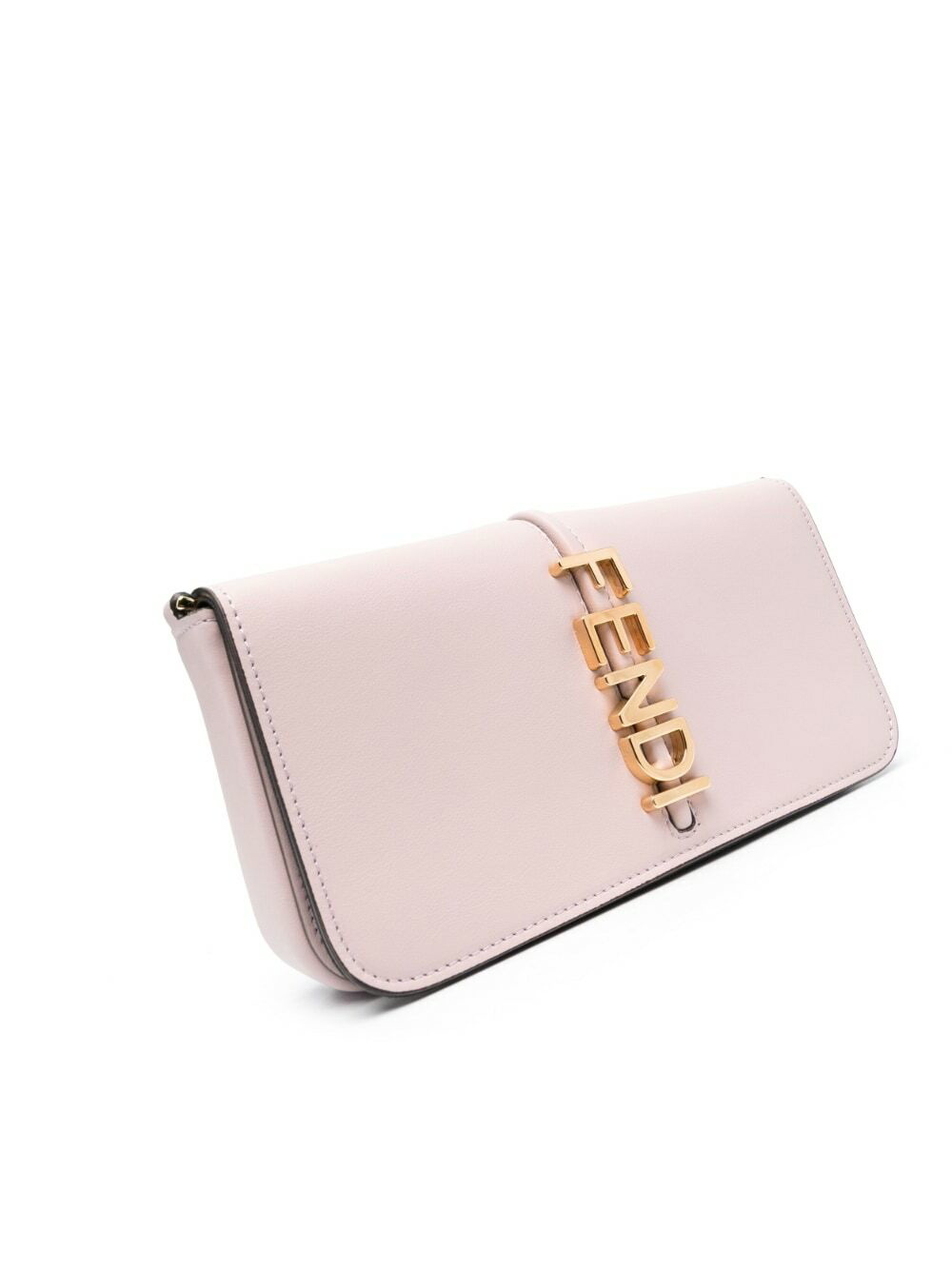 FENDI - Fendigraphy Leather Wallet On Chain