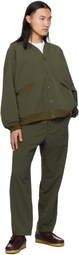 nanamica Khaki ALPHADRY Cardigan
