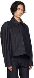 Bianca Saunders Blue Bowl Denim Jacket