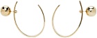 Jacquemus Pale Gold 'Les Creoles Neve' Earrings