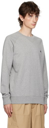 Maison Kitsuné Gray Fox Head Sweatshirt