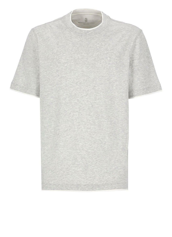 Photo: Brunello Cucinelli Layered-effect Crewneck T-shirt