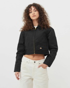 Dickies Wmns Lined Eisenhower Cropped Rec Jacket Black - Womens - College Jackets