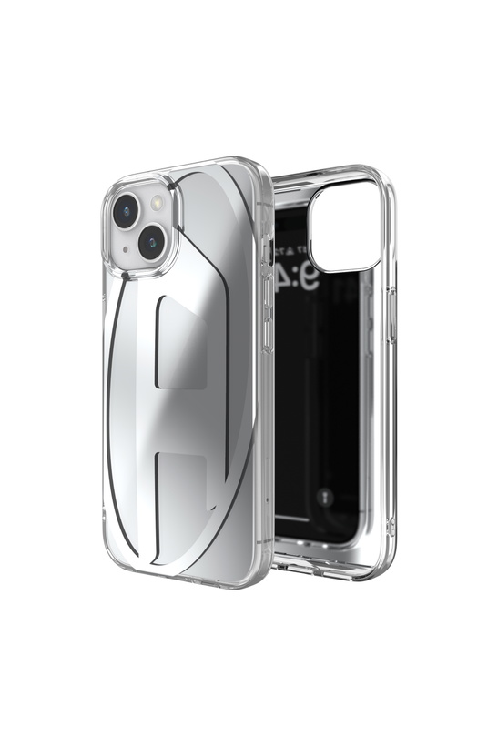 Photo: Diesel Oval D iPhone 15 Case in Silver