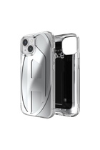 Diesel Oval D iPhone 15 Case in Silver