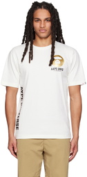 AAPE by A Bathing Ape White Basic T-Shirt