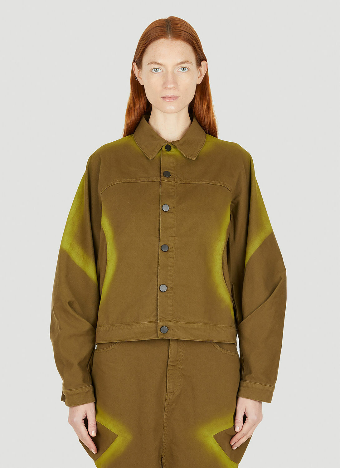 Paula Canovas del Vas Fuzzy Denim Jacket