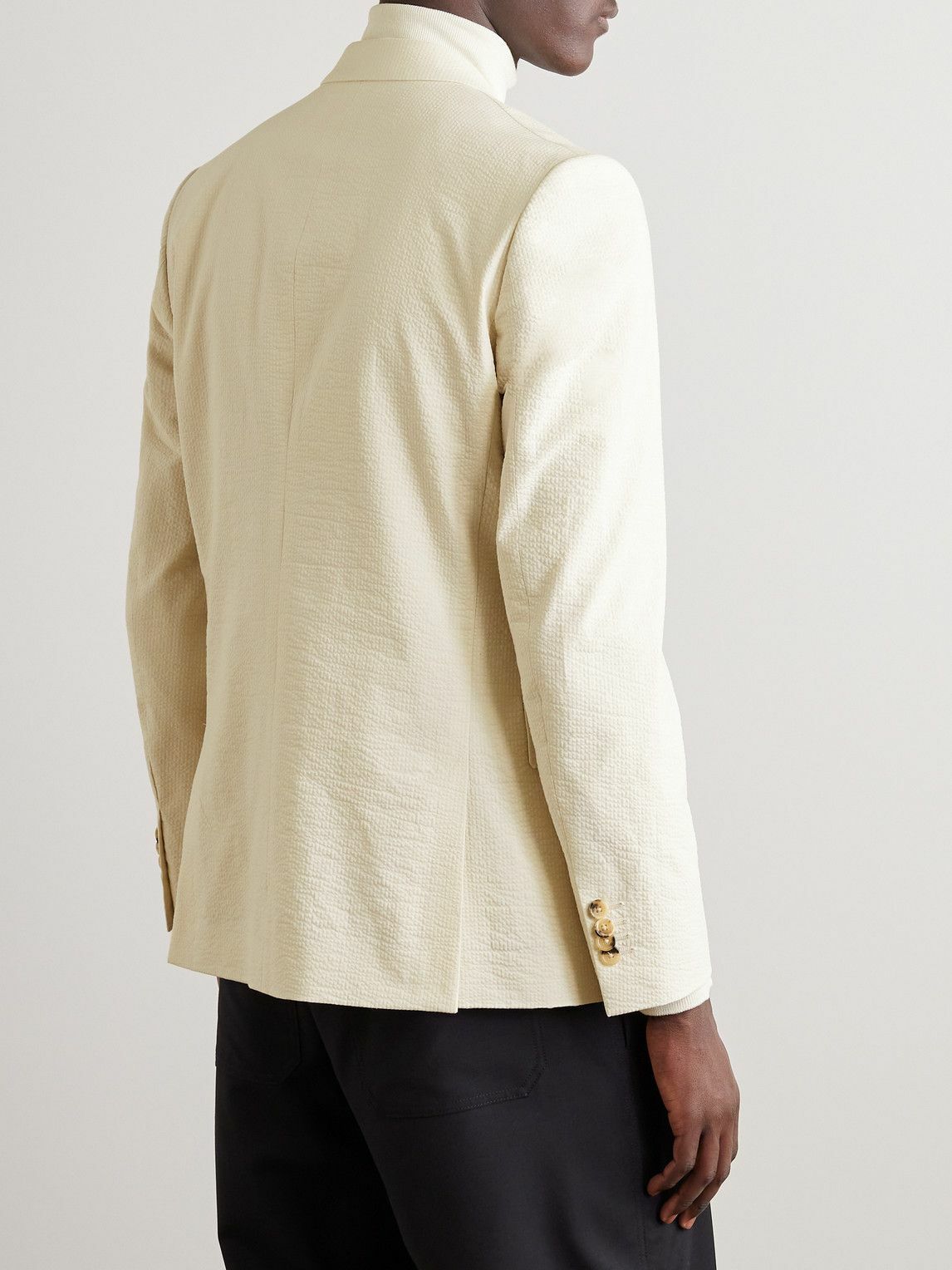 Paul Smith Baby Blue Wool Longline Blazer XL