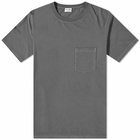 Saint Laurent Men's Pocket T-Shirt in Grey