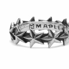 Maple Men's Star Ring - Medium in Silver
