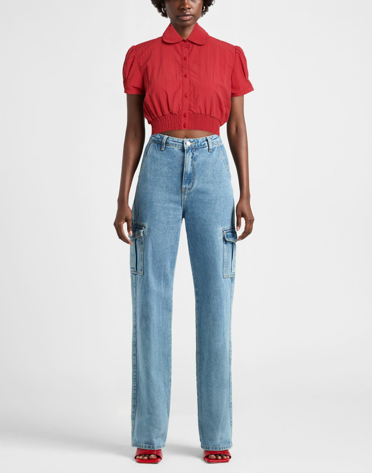 Peachy Den Womens Shirt Brick