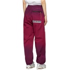 Aries Pink Ombre Dyed Windcheater Track Pants