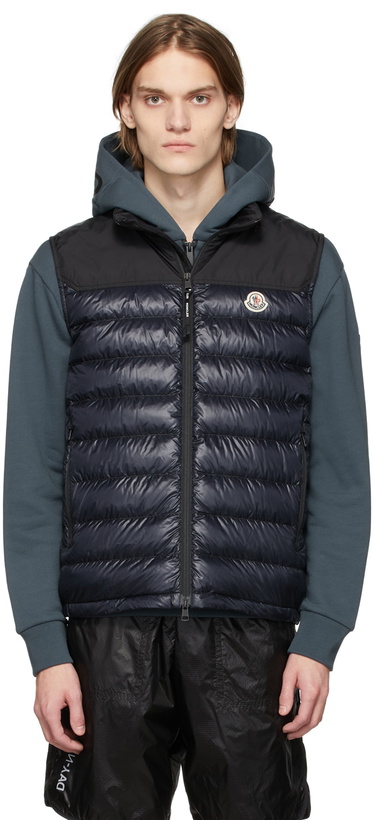 Photo: Moncler Navy Down Ortac Vest