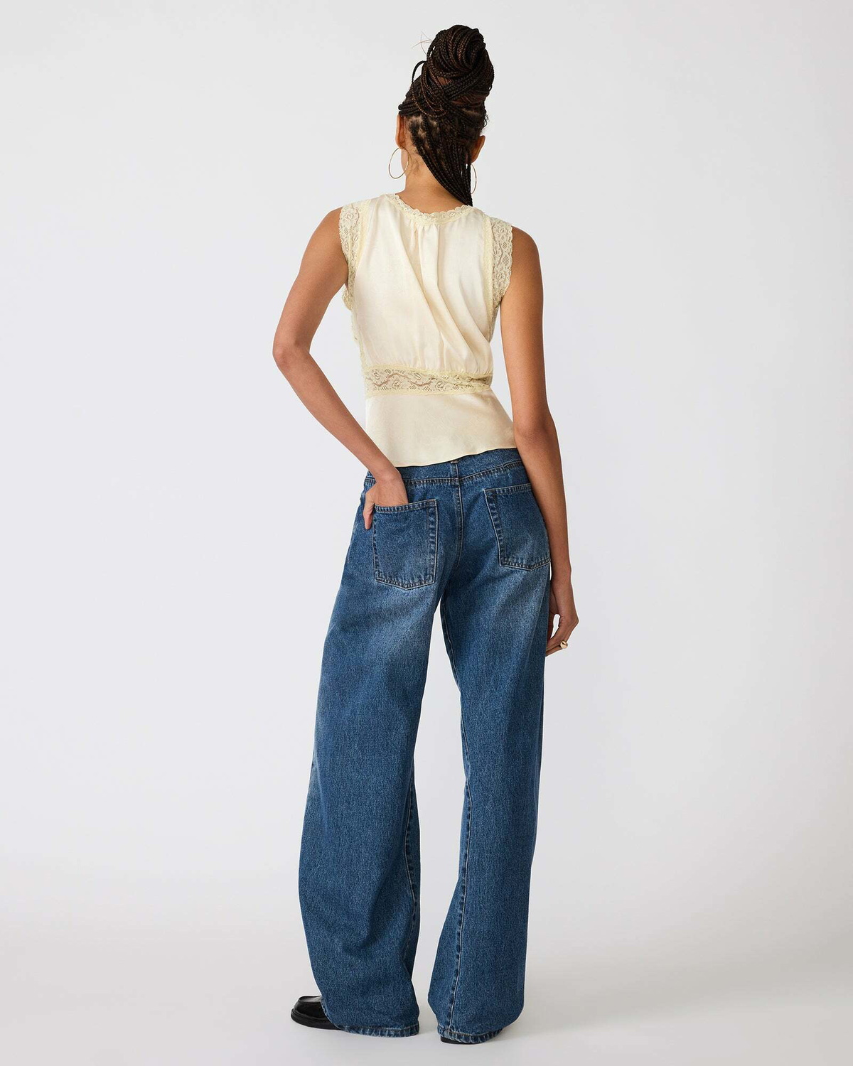 Steve Madden Elinor Top in Cream