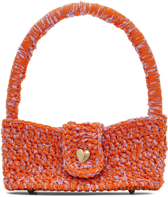 Photo: Marco Rambaldi Orange Crocheted Bag