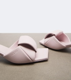 Loewe Origami leather mules