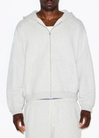Skims Relaxed Cotton-blend Sweatshirt Grey