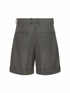 JIL SANDER Wool Canvas Shorts