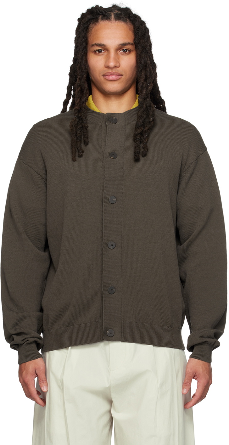 Studio Nicholson Brown Sierra Cardigan Studio Nicholson