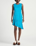 Jijil Womens Mini dress Turquoise