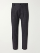 Dolce&Gabbana - Straight-Leg Pleated Pinstriped Virgin Wool Trousers - Gray