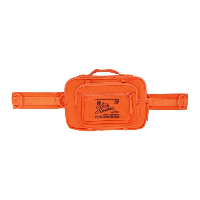 Photo: Raf Simons Orange Eastpak Edition Loop Waistbag
