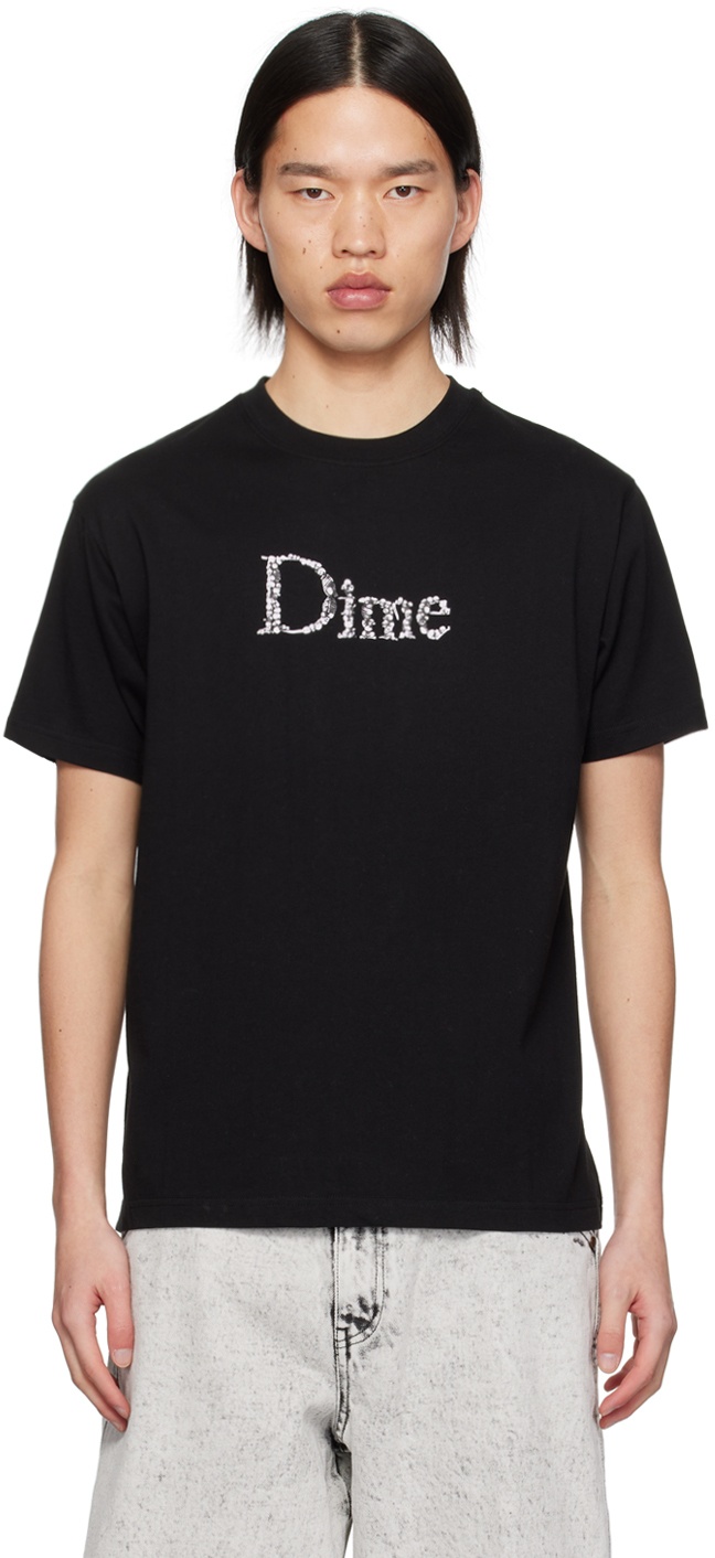 Photo: Dime Black Classic Skull T-Shirt