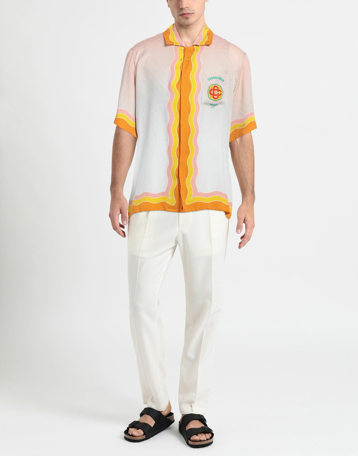 Casablanca Mens Shirt in Orange