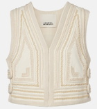 Isabel Marant Blerina embroidered cotton vest