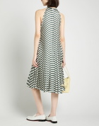 Alaïa Womens Midi dress in Sage green