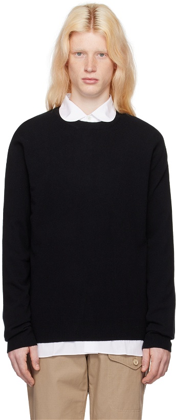Photo: Comme des Garçons Shirt Black Crewneck Sweater