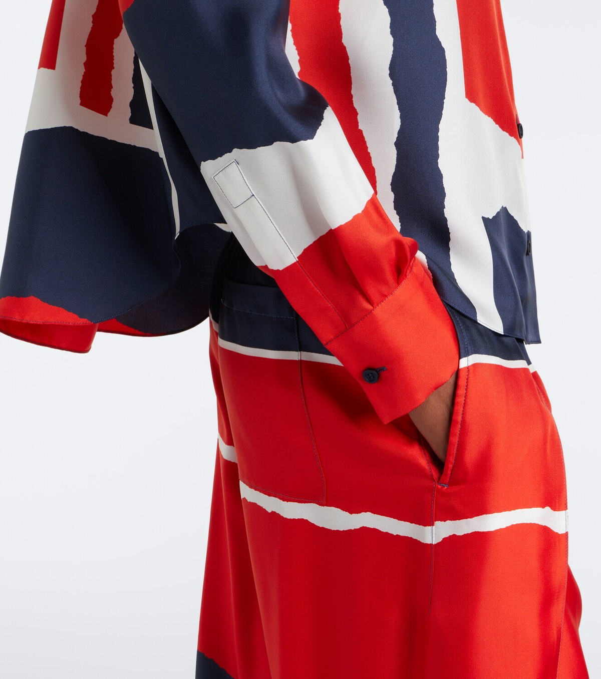 Loewe Printed silk twill shirt