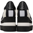 Stella McCartney Black & Off-White Sneakelyse Canvas Derbys