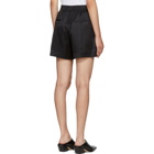 Helmut Lang Black Pull-On Shorts