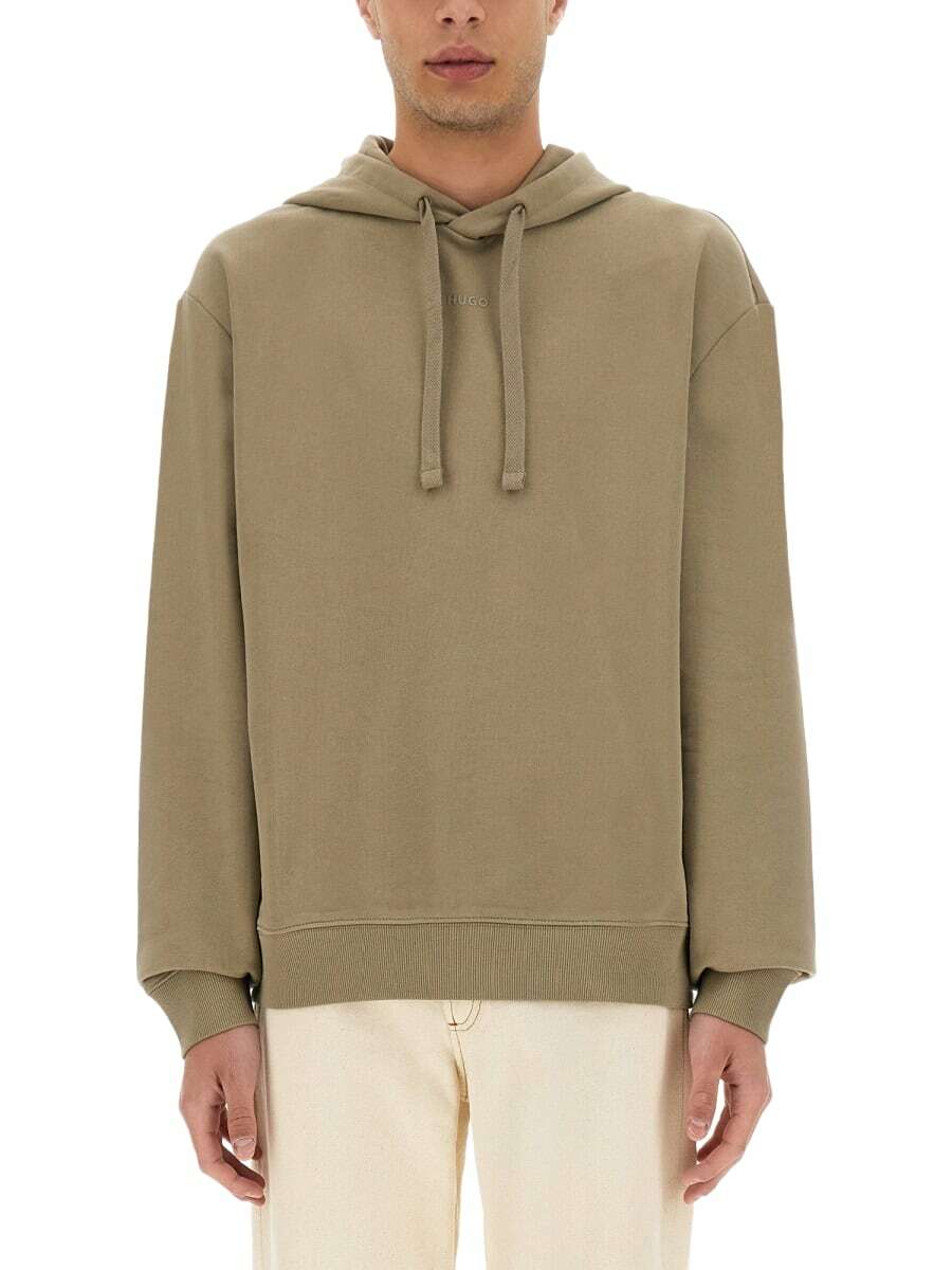 Hugo Black & Silver Descolar Hoodie Hugo Boss