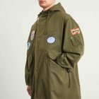END. x Universal Works Men's Shipp Inn Parka Jacket in Light Olive
