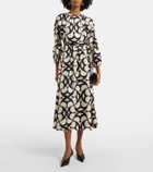 'S Max Mara Nina silk twill maxi dress