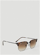 Ray-Ban - New Clubmaster Sunglasses in Brown