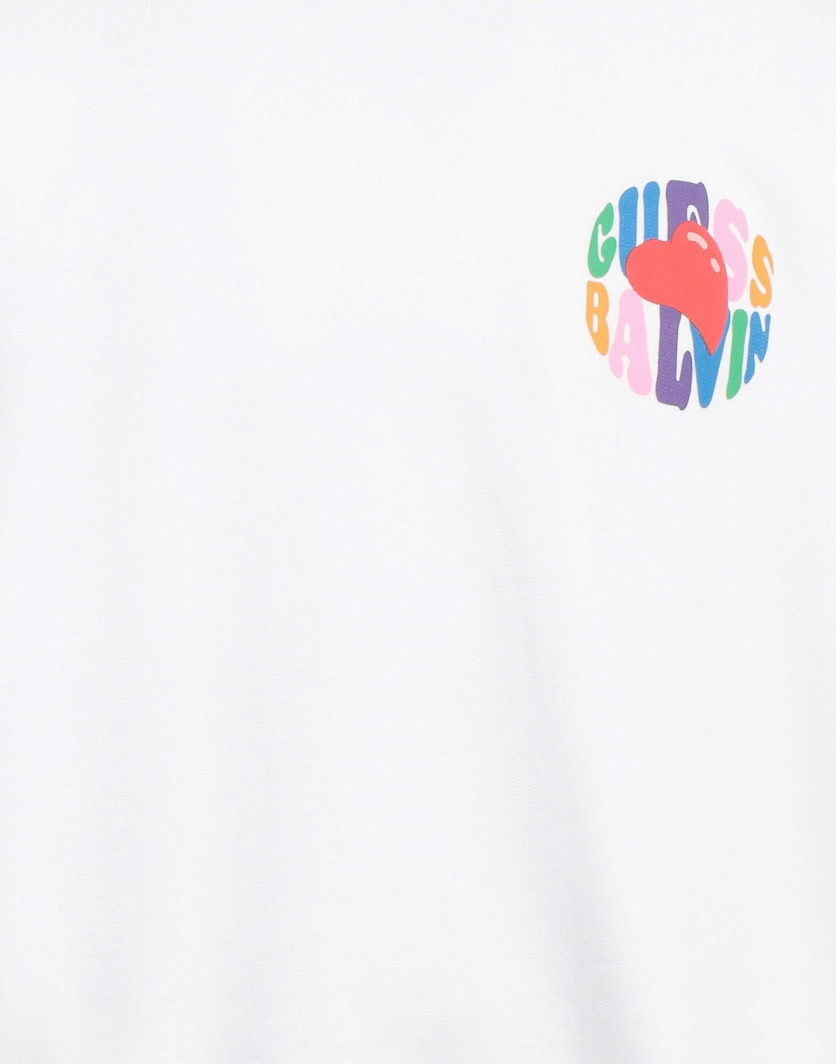 Guess Mens Sweatshirt in White