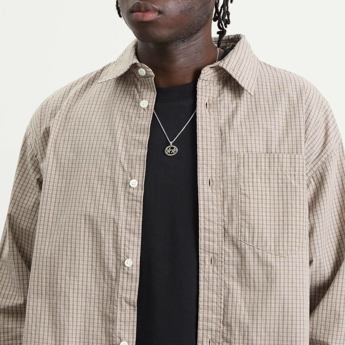 TwoJeys Men's Superstar Necklace in Sterling Silver 