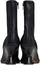 Dries Van Noten Black Heeled Ankle Boots
